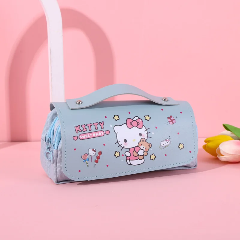 Hello Kitty Kuromi Anime Kawaii Sanrio Ceruzka Taška Roztomilý Kreslený Pochacco Multi-Funkčné Veľkú Kapacitu Pero Prípade Deti Darčeky
