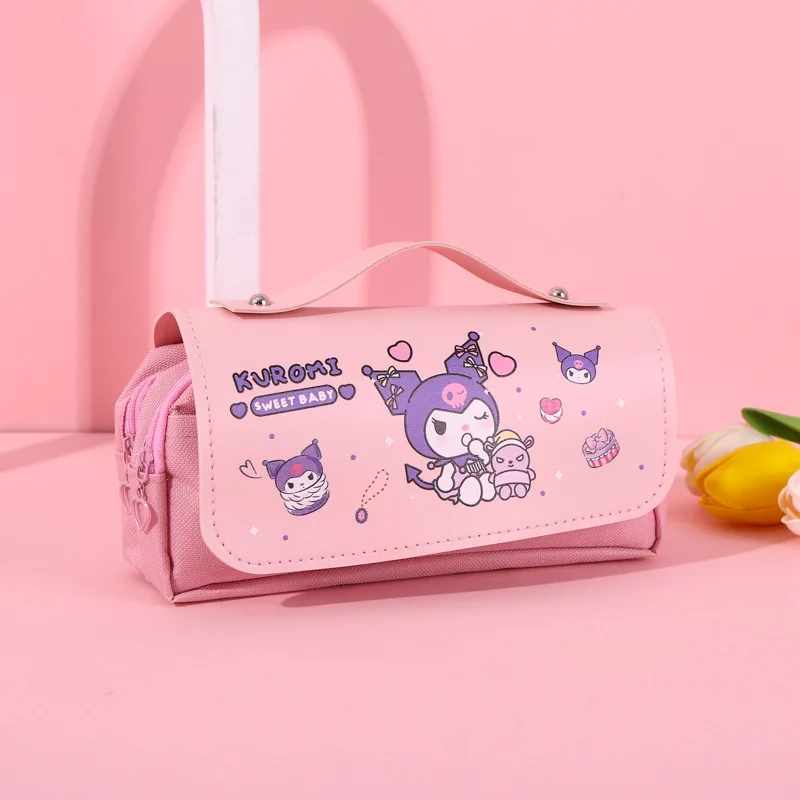 Hello Kitty Kuromi Anime Kawaii Sanrio Ceruzka Taška Roztomilý Kreslený Pochacco Multi-Funkčné Veľkú Kapacitu Pero Prípade Deti Darčeky