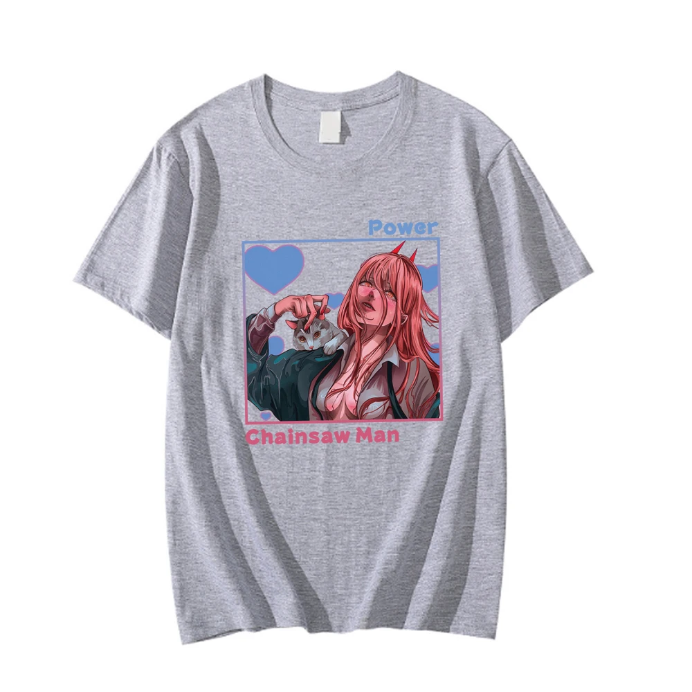 Horúce Anime Moc Tlačiť Muži/ženy T-Shirt Harajuku Pílou Muž Letné Oblečenie Krátky Rukáv Darček Tričko Topy