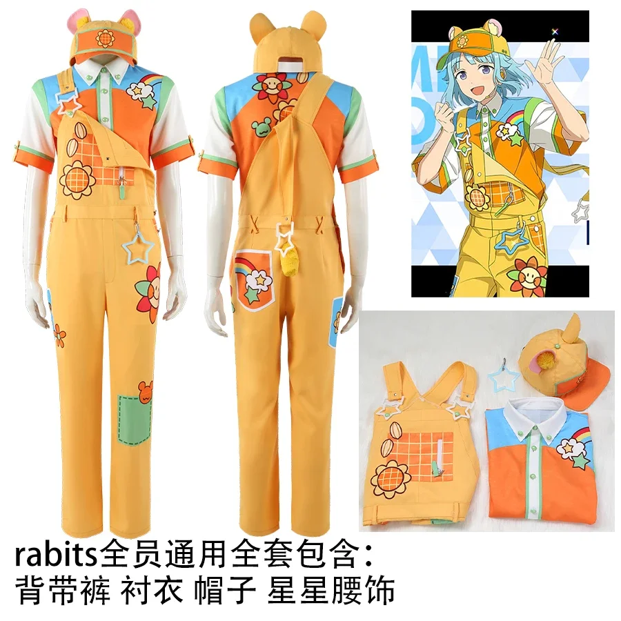 Hra Ensemble Hviezdy Rabits Shino Hajime Nito Nazuna Cosplay Kostým Party Oblečenie Hallowen Uniformy Oblek s Klobúkom na Zákazku