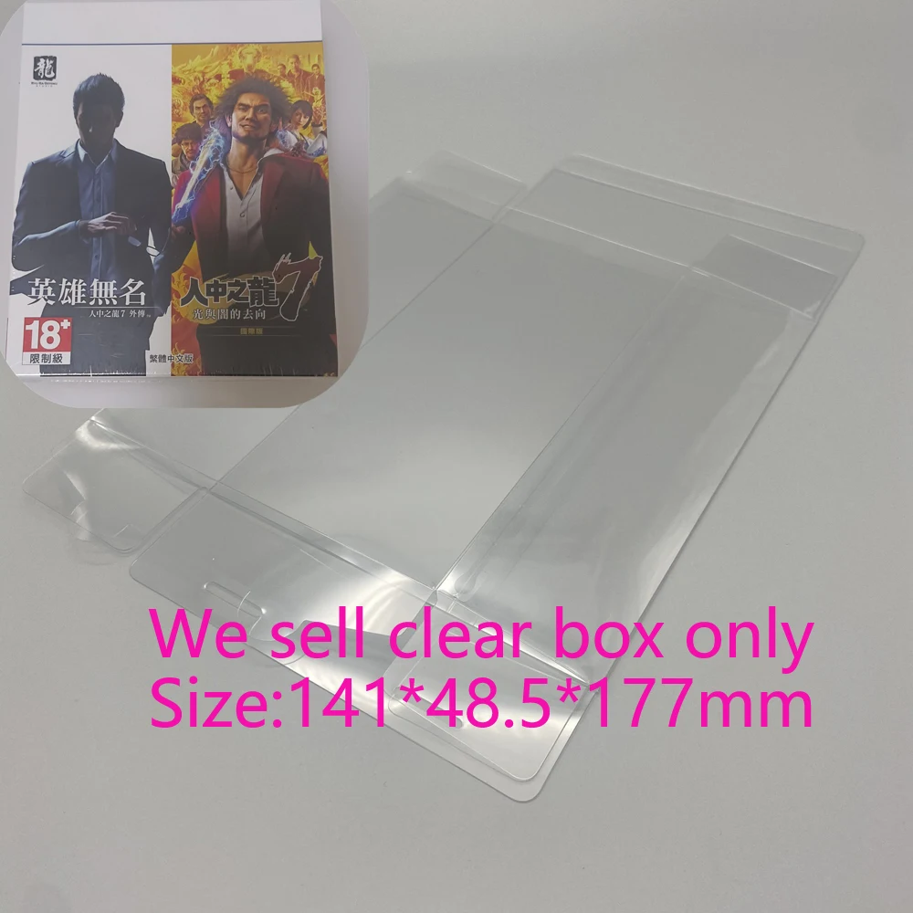 Jasné, PET box Na PS5 Yakuza 7 Svetlo & Dark hra limited edition verzia zbierky Displej Skladovanie Transparentné