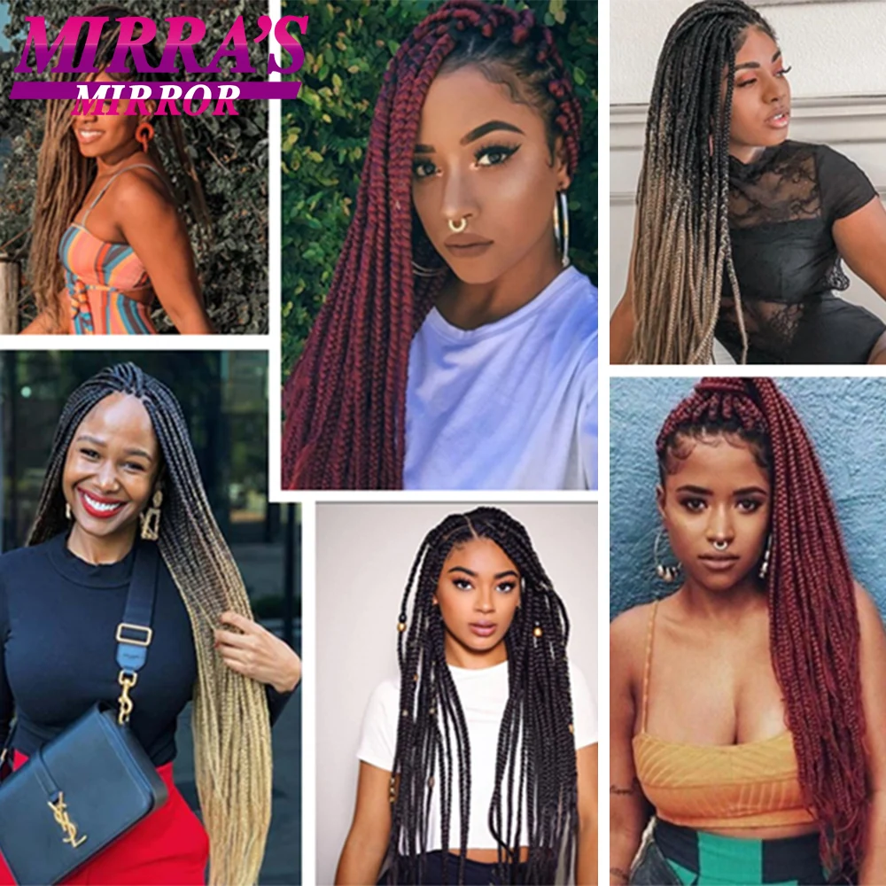 Jumbo Box Vrkôčiky 400 Gramas Syntetické predlžovanie Vlasov pre Ženy DIY Afriky Sieťky, YAKI Textúra Chybu, Hnedá, Fialová Pletenie Vlasy