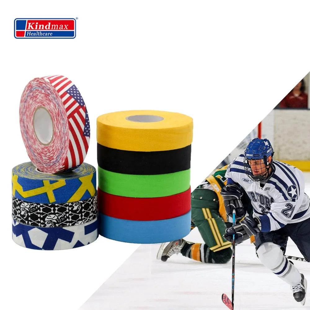 Kindmax Farebné Športové Hokejové Priľnavosť Pásky Hockey Stick Pásky Dobrý Výstroj Shin Stráže Úlohu pre Fitness