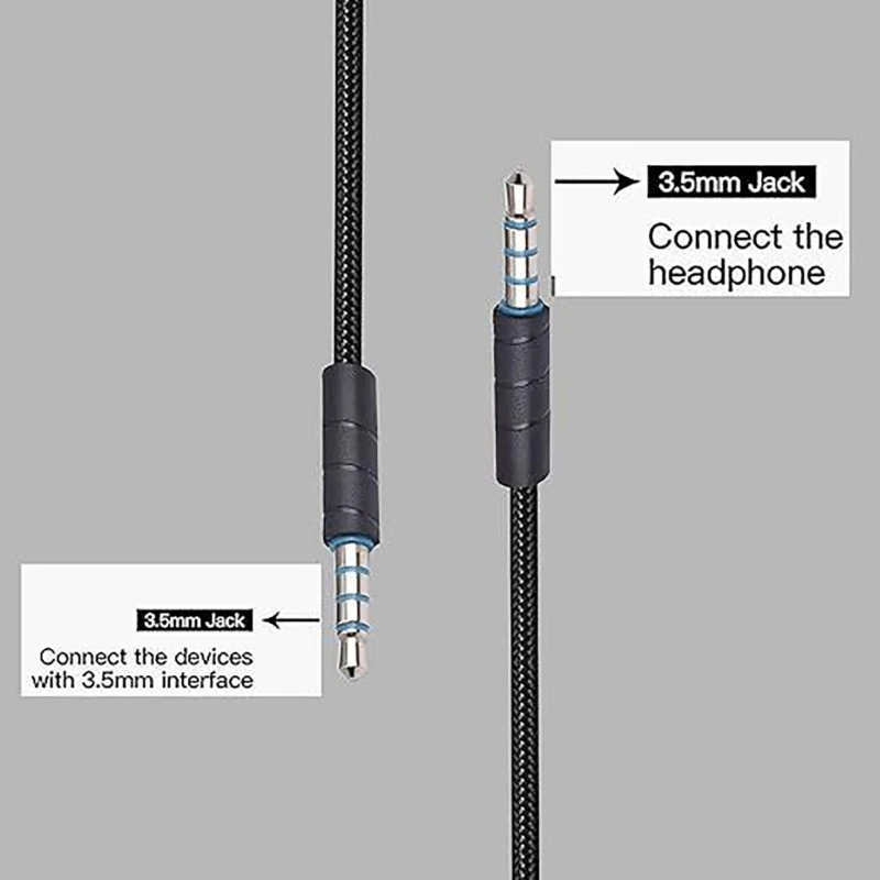 Kvalitný Kábel s Vstavaný Mikrofón pre G633 G933 G935 G635 Slúchadlá N2UB