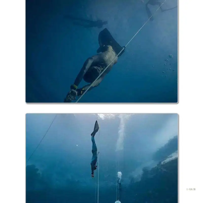 M5TC Potápanie potítka Nylonového Popruhu Pásu s Nálepkou Nehrdzavejúca Oceľ D-krúžok Popruh pod vodou Športových Zariadení