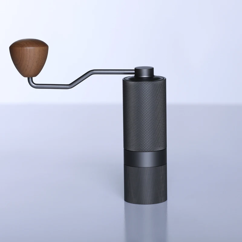 MC ručný mlynček na kávu prenosné mlyn 420stainless ocele 48 mm z nehrdzavejúcej ocele, Titánu, pokovovanie burr