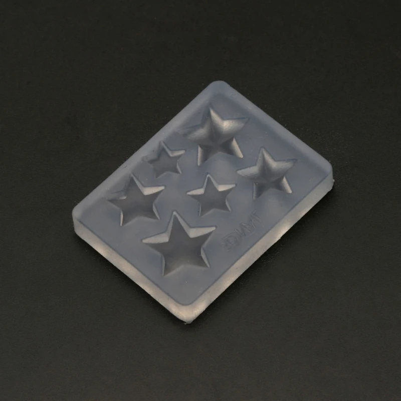 Mini 3D Rezbárstvo Star Nail Art Silikónové Formy Malé Hviezdy Kúzlo Živice Casting Mold
