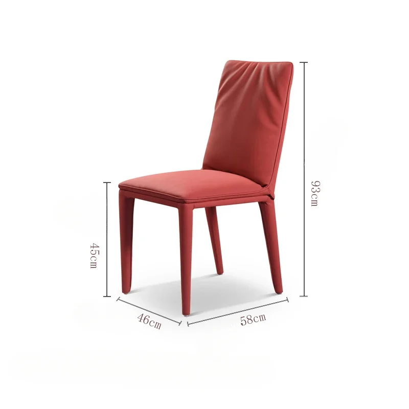 Minimalistický Moderné Jedálenské Stoličky Luxusné Kovové Relaxovať Dizajn Jedálenská Stolička Stôl Prípade Stoelen Eetkamer Sedia Nábytok Do Obývacej Izby