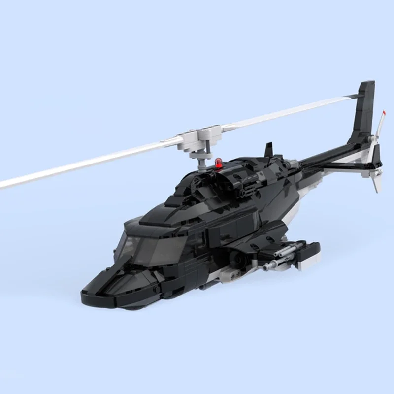Moc Tehly Vojenské Model Special Ops Vrtuľník Air Wolf spoločnosť Bell Technology Bloky Darčeky, Vianočné Hračky DIY Sady Montáž
