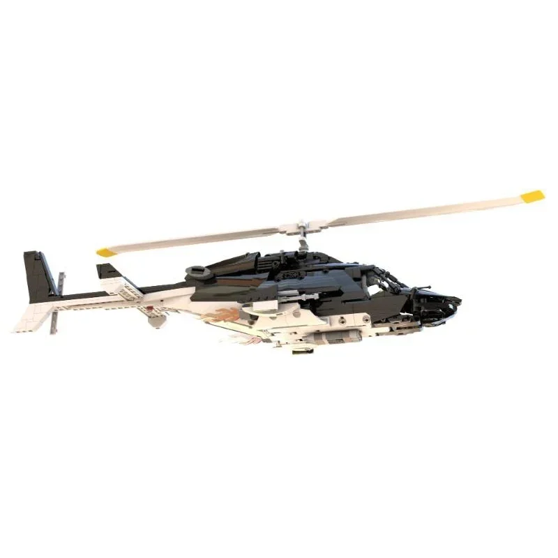 Moc Tehly Vojenské Model Special Ops Vrtuľník Air Wolf spoločnosť Bell Technology Bloky Darčeky, Vianočné Hračky DIY Sady Montáž