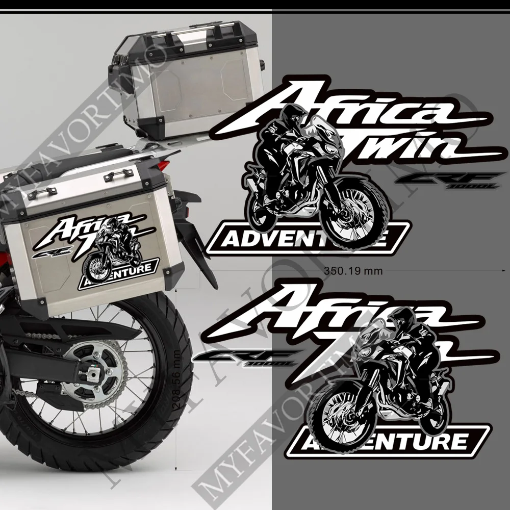 Motocykel Nálepky Chvost Top Bočné Kufre Batožiny Hliníkový Rámček Prípade Honda Africa Twin CRF1000L Dobrodružstvo Športy