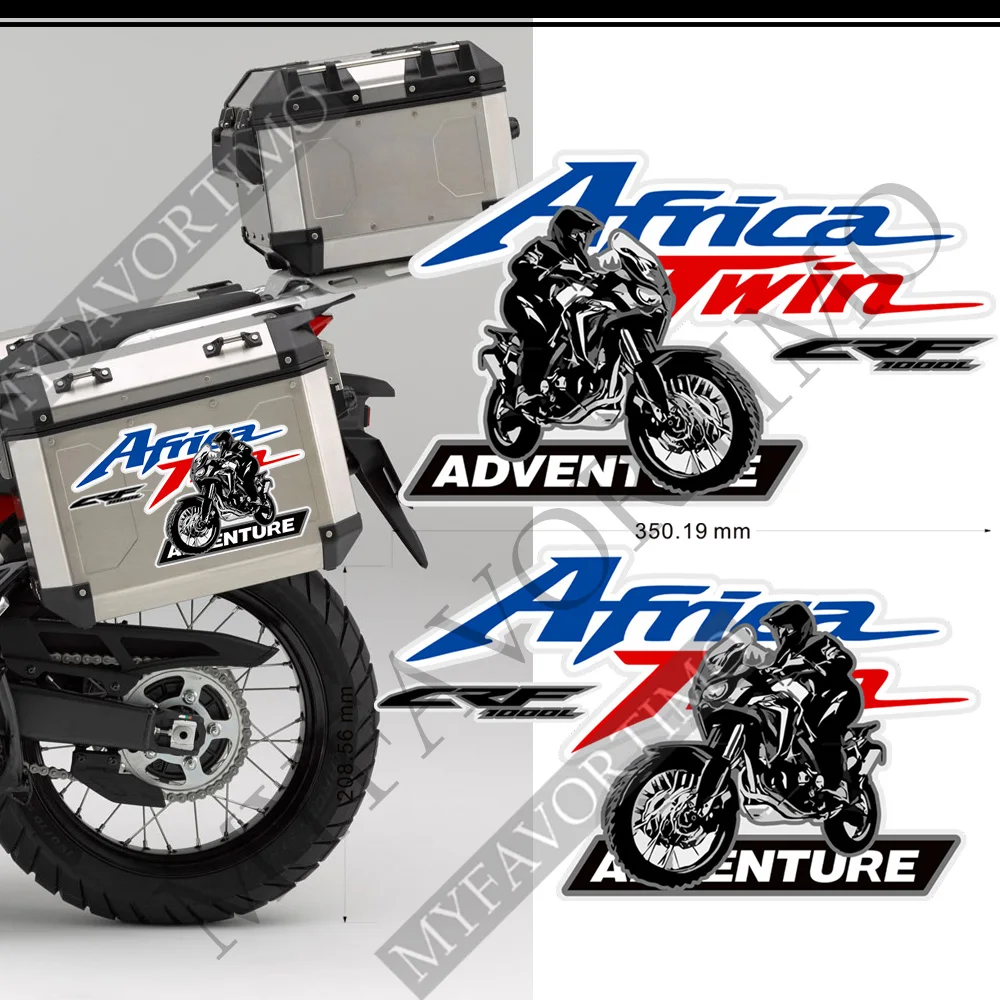 Motocykel Nálepky Chvost Top Bočné Kufre Batožiny Hliníkový Rámček Prípade Honda Africa Twin CRF1000L Dobrodružstvo Športy