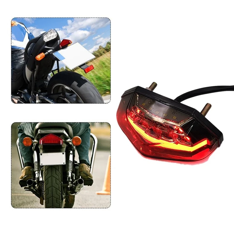 Motocykel Univerzálny 12V DC LED Brzdové Stop zadné Svetlo Motorku, Bicykel Zadné Brzdové Svetlo