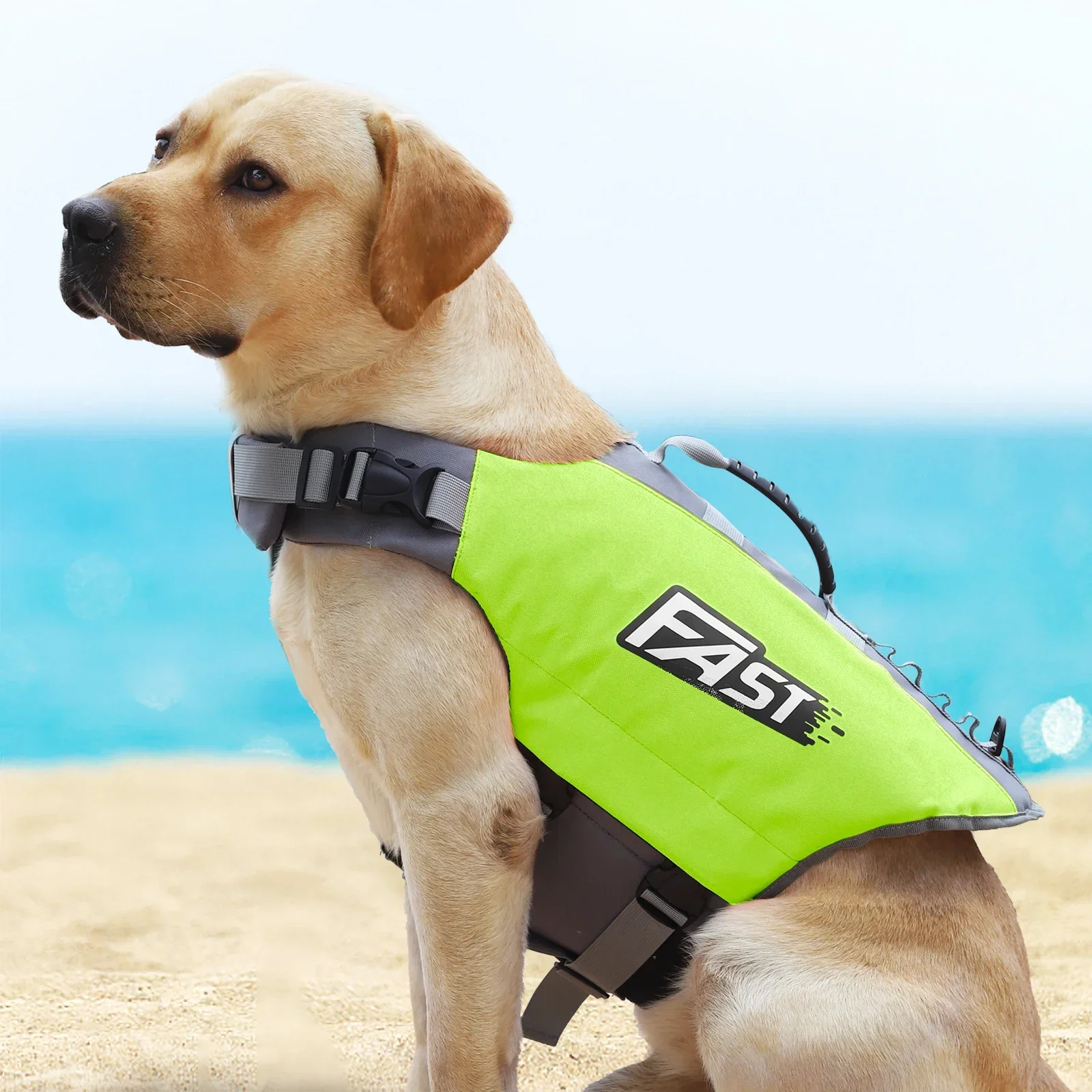 Móda Psa Vesta Život Vesta Pet Plávanie Bezpečnosti Oblečenie Pre Psov Plavky Golier Postroj Letné Kúpanie Oblek Služobného Psa Vesta