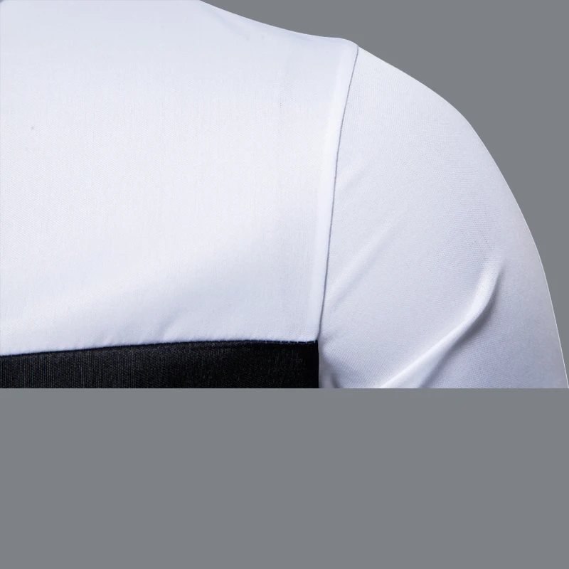 Na jar a na Jeseň Nové Dlhým rukávom Polo Klope Slim T-shirt Príležitostné Športové Tričko Klesnutie