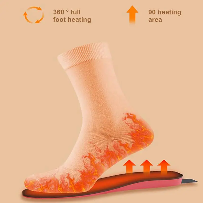 Nabíjateľná Vyhrievané Vložky do topánok Diaľkové Ovládanie 3levels bezdrôtových regulácia teploty možno znížiť Nohy Teplejšie Ponožky, Podložku Mat