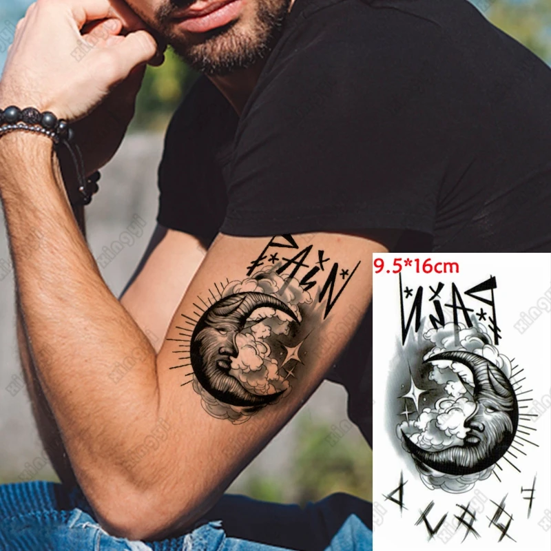 Nepremokavé Dočasné Tetovanie Nálepky Staroveké Grécko Boh Slnka Apollo Manžel Vody Prenos Falošné Tetovanie Flash Tatto pre Mužov, Ženy