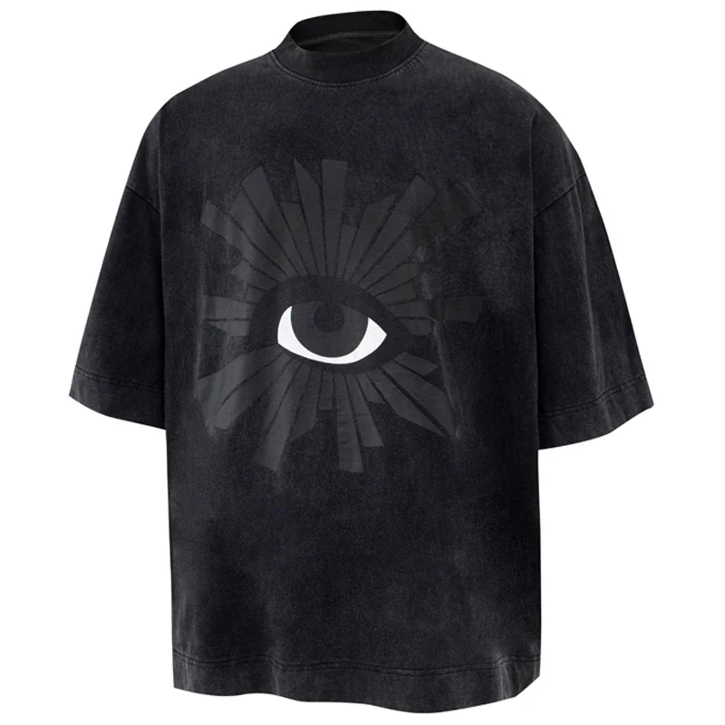 New Vysoká Kvalita Black Wash Robiť Starom Dome Chyby T-shirts Lete Muži Ženy Krátky Rukáv Dom Chyby Hornej Tees