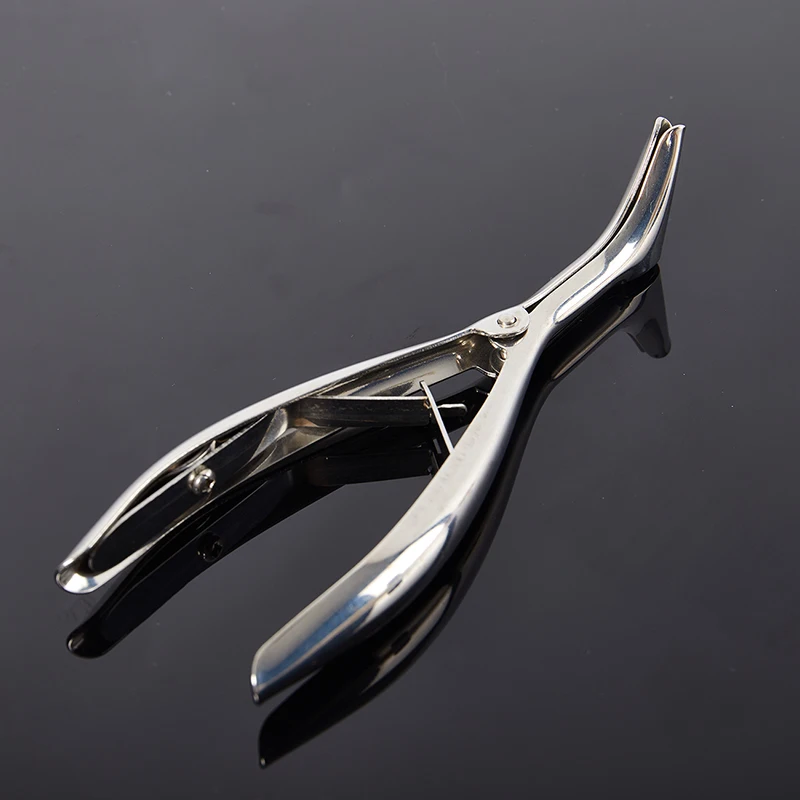 Nos Zrkadlo zvukovodu Dilator Nehrdzavejúcej ocele speculum nosovej dierky v nose kliešte nosovej dilator dospelý/deti nos rozchod Vysokej Kvality