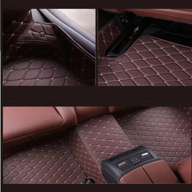 NOVÉ Luxusné Kožené Auto Podlahové Rohože Pre BMW 3 E92 Coupe 2doors Auto Interiérové Doplnky Vodotesný, Anti špinavé Koberce