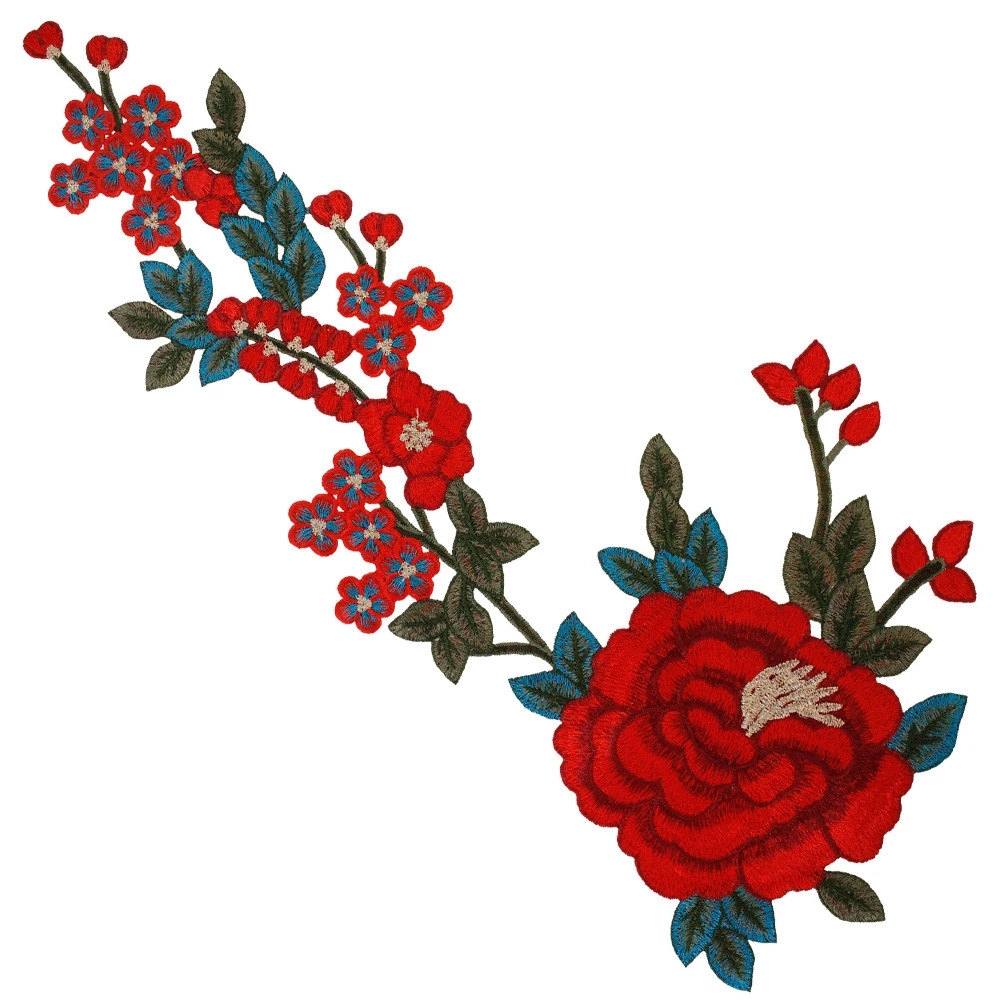 Nádherné Lotosový Kvet Škvrny Výšivky Šiť na Šaty, Oblečenie Nášivka DIY Oblečenie Príslušenstvo P2062