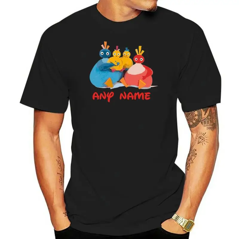 Personalizované Spĺňajú Twirlywoos Farebná Sublimačná T Shirt Prispôsobiť Tee Tričko