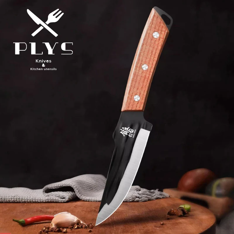 PLYS 5.5 Palcový Kuchynský Nôž z Nehrdzavejúcej Ocele, Kované Multifunkčný Nôž, Outdoor, Lov a Rybolov Nôž