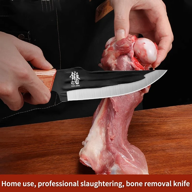 PLYS 5.5 Palcový Kuchynský Nôž z Nehrdzavejúcej Ocele, Kované Multifunkčný Nôž, Outdoor, Lov a Rybolov Nôž