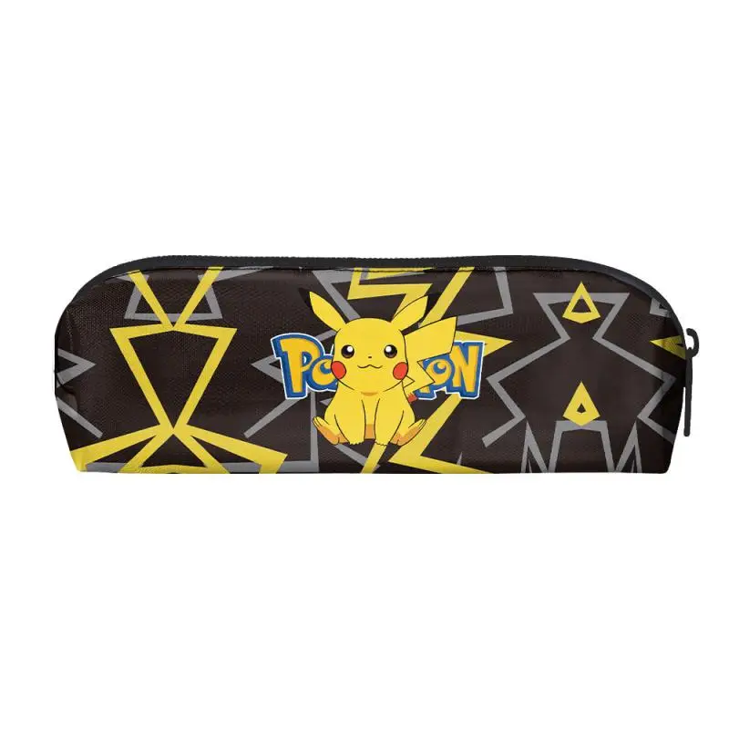 Pokemon Pencill Prípade Pikachu Eevee Zips Papiernictvo Taška Študentské Pero Taška Cartoon Vzor Kancelárske Potreby Detí Dodávky Dary