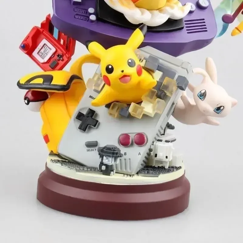 Pokémon Pikachu Akcie Obrázok Hračky Anime Živice Stanice Gameboy Pika Mew Charizard 19 cm Bábiku Model Pvc Ornament Hračka Darček