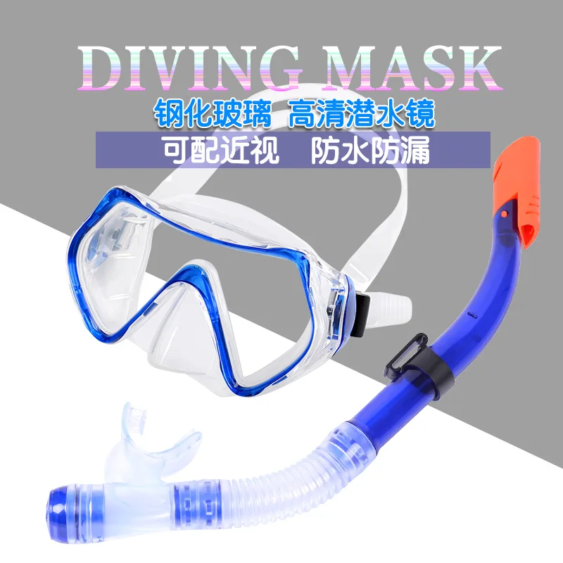 Potápačská Maska Okuliare na Plávanie, Potápanie Polovicu Suchej Skúmavky Šnorchlovanie Dýchacích Maska Anti Fog Plávanie Okuliare Pre dospelých