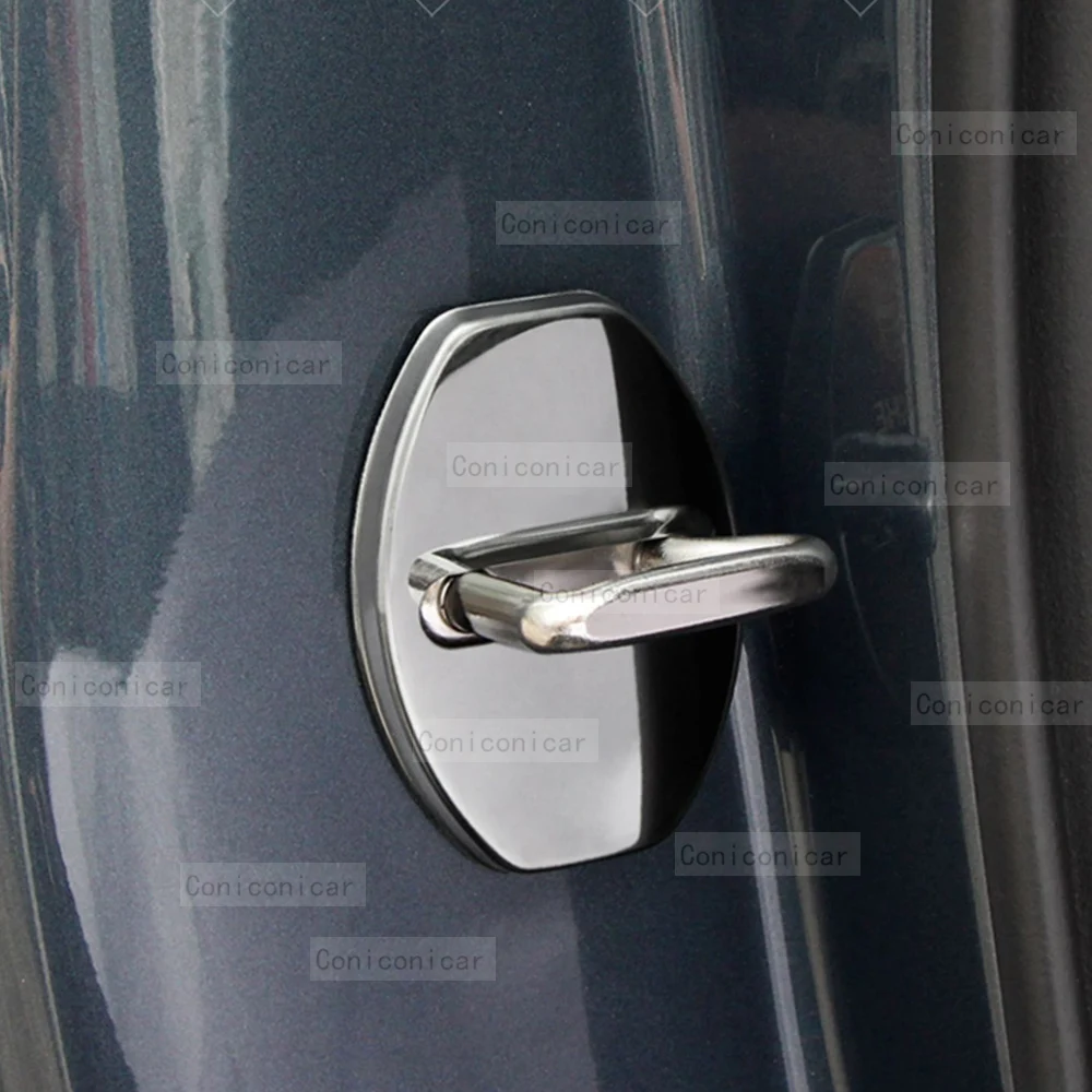 Pre AUDI Q5 2010-2022 Auto Príslušenstvo Auto Door Lock Chrániť Kryt Emblémy Prípade Nehrdzavejúcej Ocele Dekorácie Ochrany