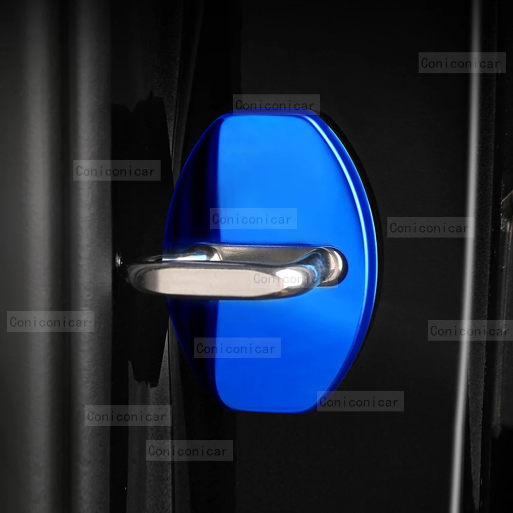 Pre AUDI Q5 2010-2022 Auto Príslušenstvo Auto Door Lock Chrániť Kryt Emblémy Prípade Nehrdzavejúcej Ocele Dekorácie Ochrany