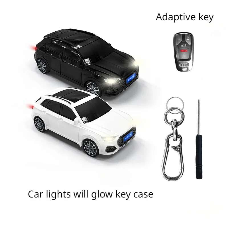 Pre Audi Q5 tlačidlo pack modelu Auta prípade, Diaľkové ovládanie, ochranný kryt, Zadajte reťazec príslušenstvo Prekvapenie darček Auto dekorácií