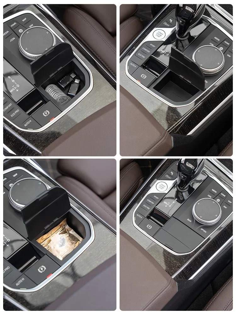 Pre BMW 3 4 Série X3 X4 X5 X6 Z4 G20 G21 G28 G22 G23 G26 ABS Centrálne Riadenie Úložný Box Interiéru Vozidla Úprava Príslušenstvo