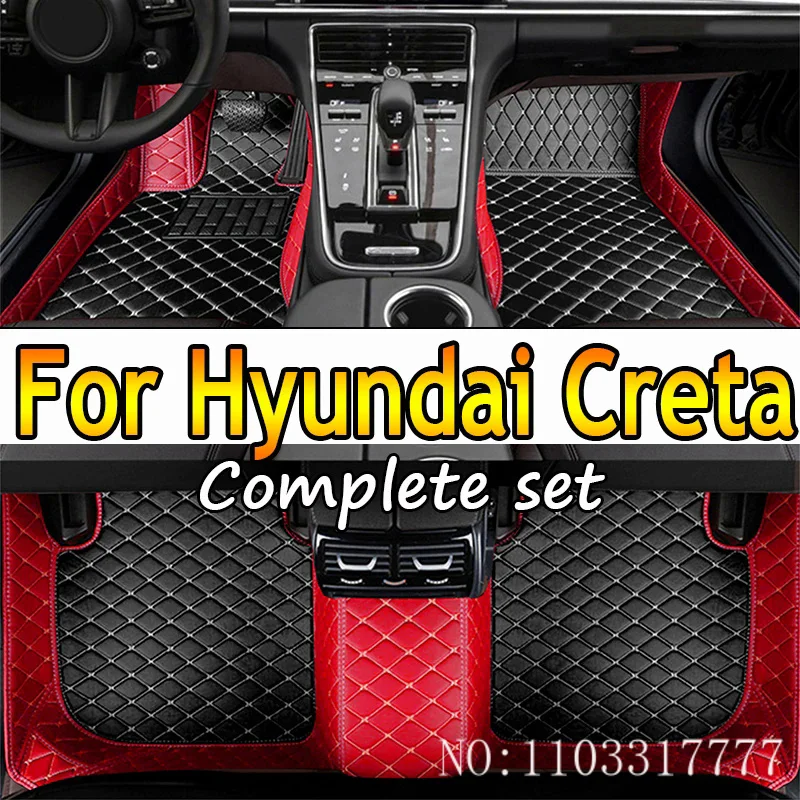 Pre Hyundai Creta IX25 2019 2018 2017 2016 2015 Auto Podlahové Rohože Styling Dekorácie Chrániť Auto Doplnky, Koberce Interiéru