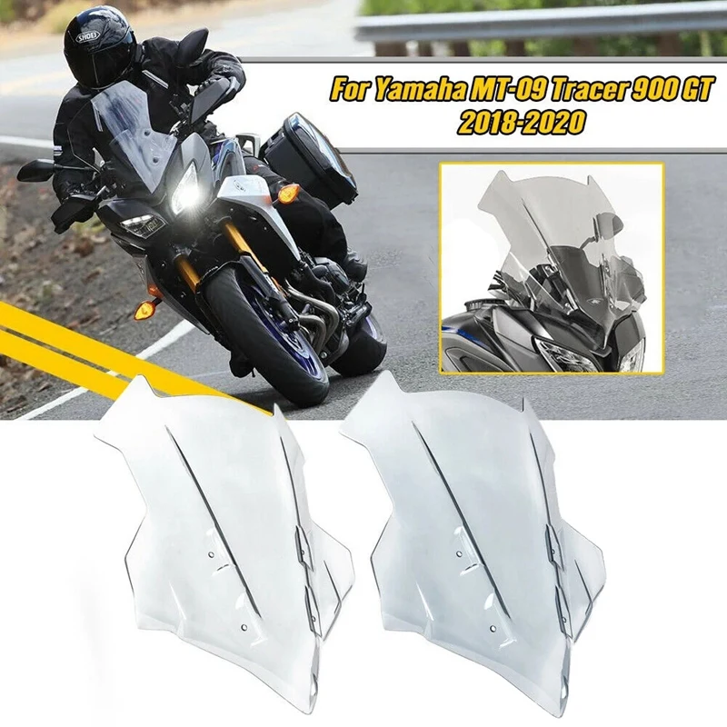 Pre YAMAHA MT09 MT-09 Tracer 900 GT 900GT 2018 2019 2020 2021 Motocykel Čelné sklo čelné Sklo veterný štítok