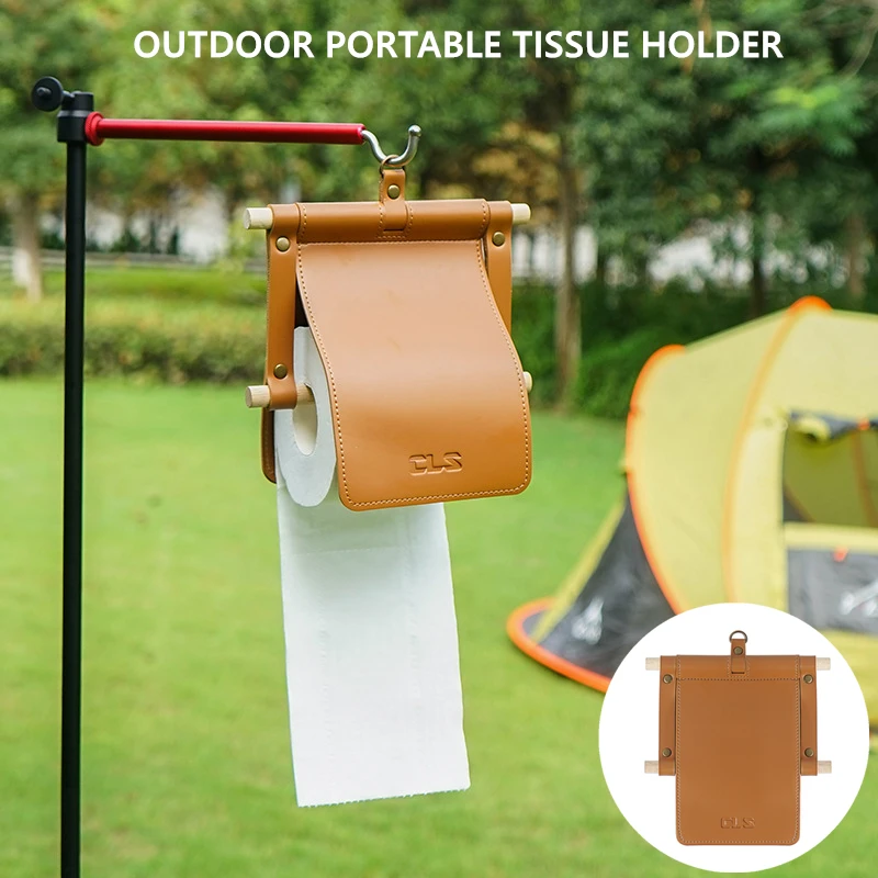 Prenosné Outdoor Camping Toaletný Papier Držiak Kúpeľňa Stan Piknik Visí Tkaniva Kryt