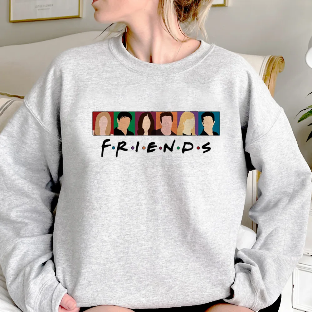 Priatelia Tv Chandler Bing hoodies ženy Fleece anime Kawaii vintage oblečenie žien 90. rokov Pulóver