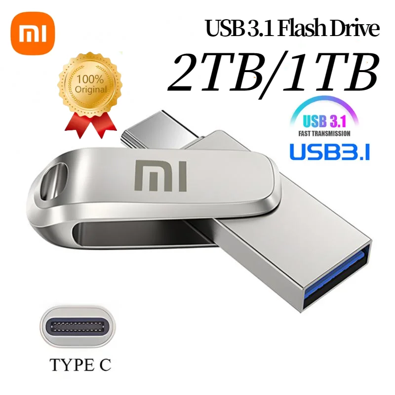 Pôvodný xiao 2TB U Jednotky 3.1 Typ-C Interface 512 gb diskom 1 tb 256 GB USB Prenosné Telefón Počítač Vzájomného Prenosu Pamäť