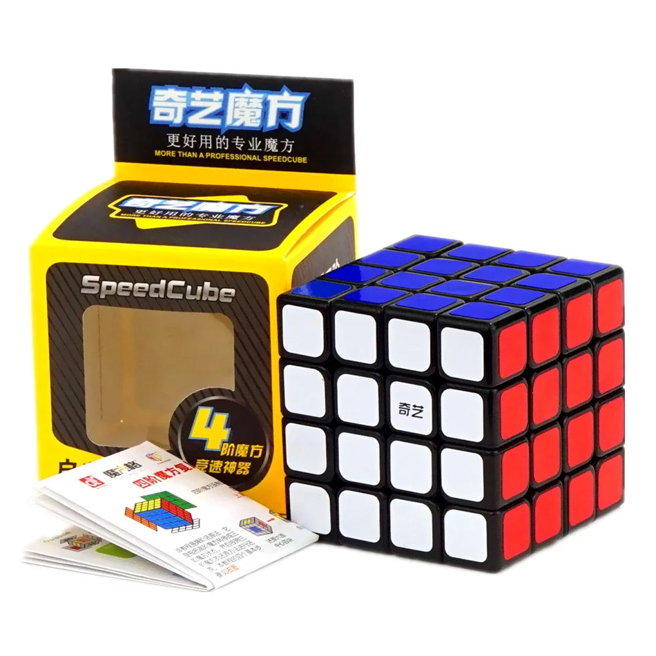 Qiyi Kocky Čierne A Stickerle Qiyi Magic Neo Cube MofangJiaoshi 4x4 5x5 Rýchlosť Logická Hračka Vzdelávacie Hračky Pre Deti,