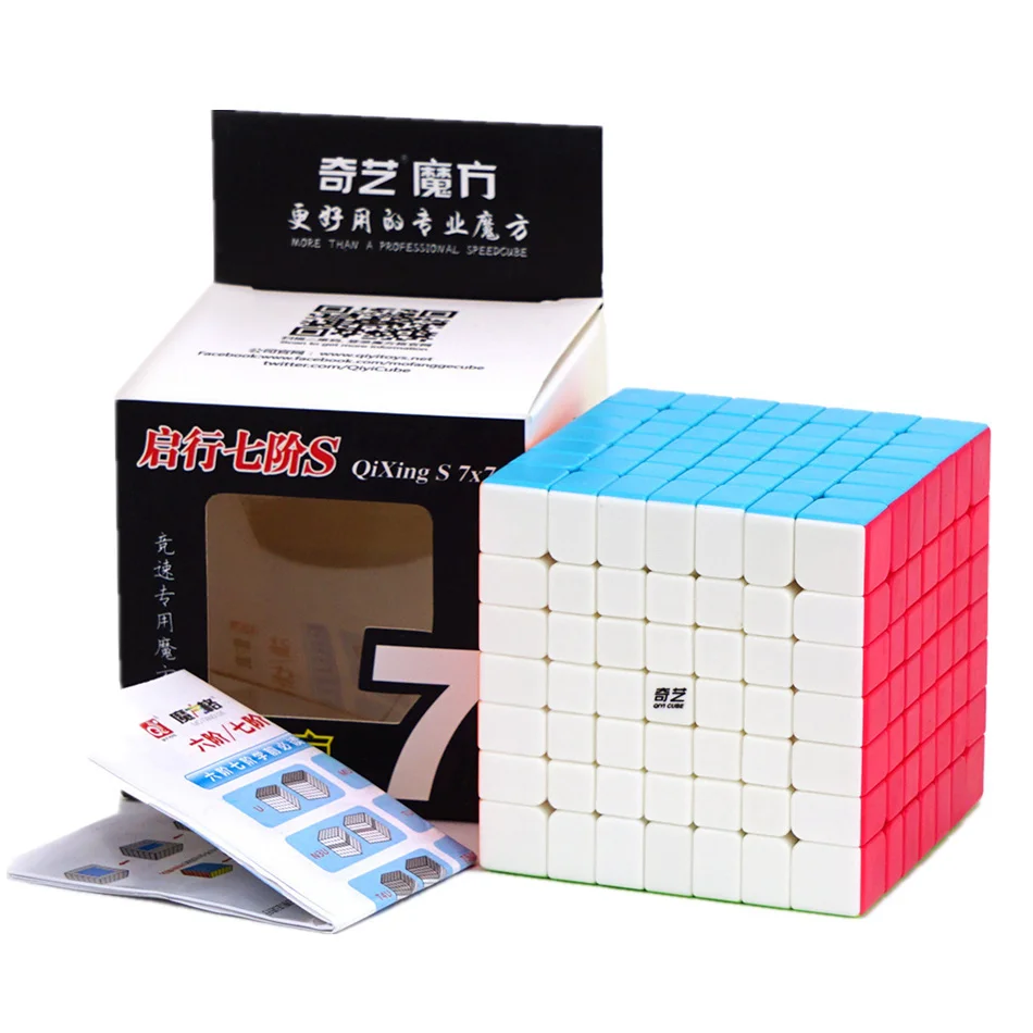 Qiyi Kocky Čierne A Stickerle Qiyi Magic Neo Cube MofangJiaoshi 4x4 5x5 Rýchlosť Logická Hračka Vzdelávacie Hračky Pre Deti,