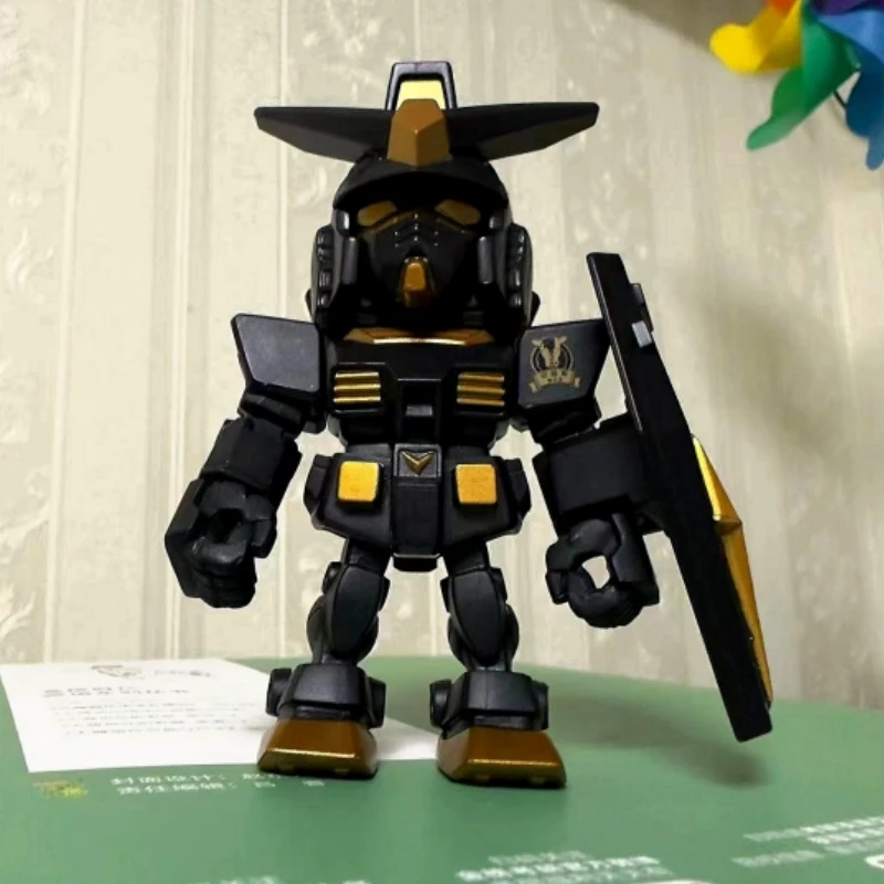 Qmsv Mini Kawaii Mcdonald Rx-78-2 Gundam Ver. Angus Akcie Obrázok Anime Montáž Číselné Údaje Model Sochy Vianočný Darček Hračky