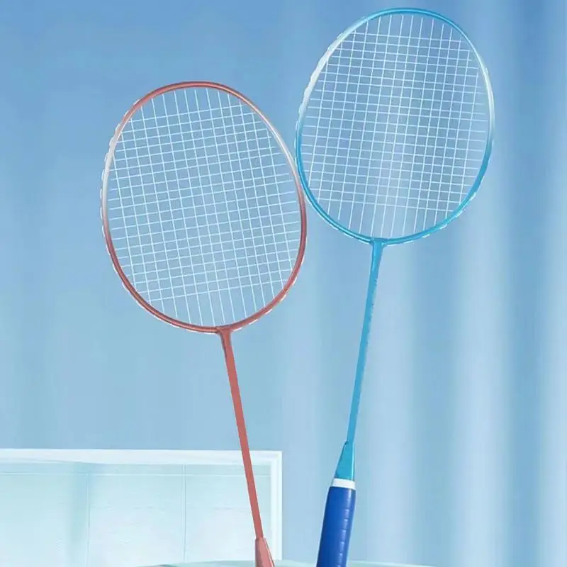 Raketa Badminton Set Ultra Ľahké Odolné 2 Hráč Racke Set Professional Bedminton Loptičky A Prepravný Vak Pre Dospelých, Deti