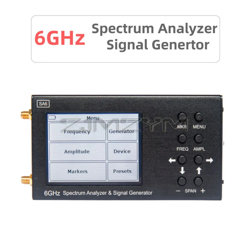 SA6 Prenosné 6GHz Spektrum Analyzer & Signál Genertor 3G, 4G LTE CDMA DCS GSM GPRS GLONASS Ručné 35-6200Mhz Signál Tester