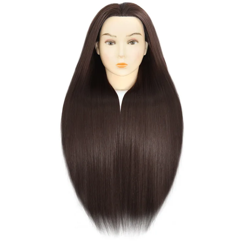 Salón kati hlavu na úpravu krásy nástroje syntetické vlasy holič školenia model kati o vlasy styling