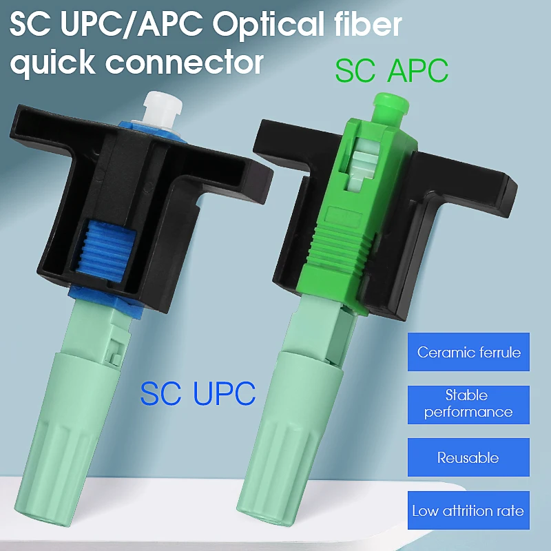SC UPC Optické fibe rýchly konektor SC FTTH (Fiber Optic Rýchly Konektor Vložený