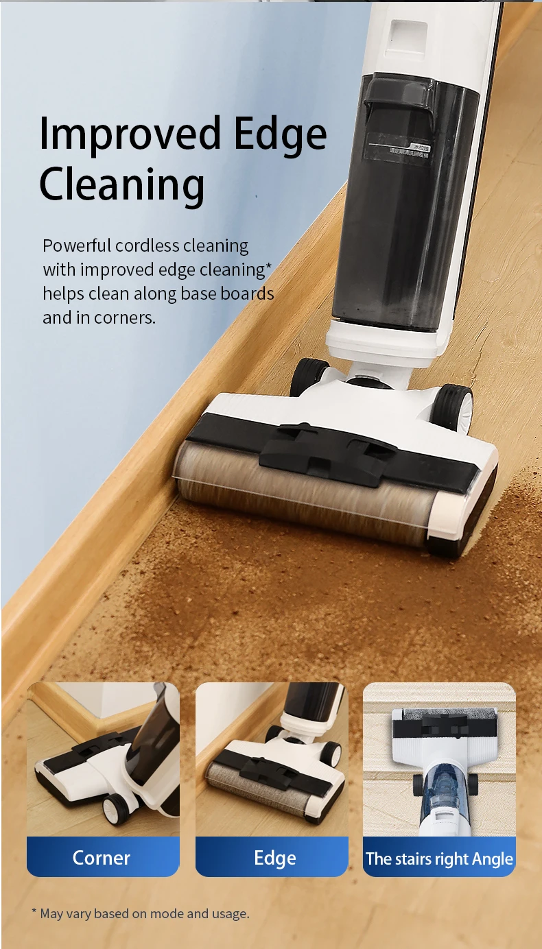 self-čistenie mokré, suché podlahy, umývanie vysávač zberného zametanie 3 v 1 BLDC inteligencie