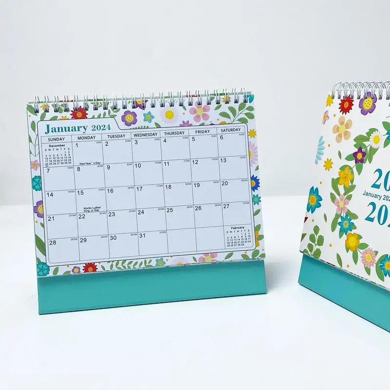 Stolový Kalendár Postaviť Kalendár Do Roku 2025 2024 Stolový Kalendár, Plánovač Stolový Kalendár S Viacúčelovým A Praktický Dizajn