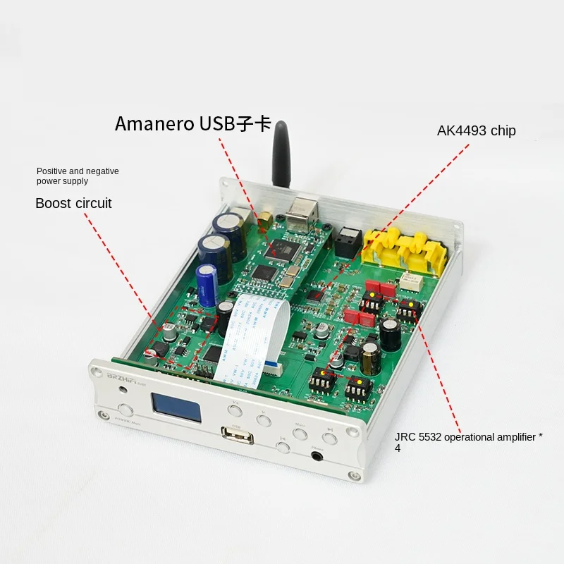 SU8S AK4493S Dekodér U Diskov Hrať Horúčka Ucho Amp Všetko V Jednej APLIKÁCII Hudba Výber/Bluetooth 5.0
